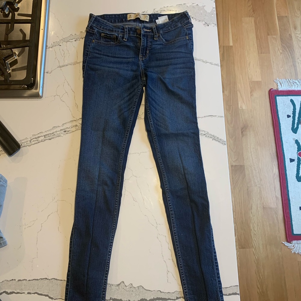 Hollister Dark wash super skinny jeans